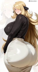 cynthia (pokemon) from pokemon by arcedo