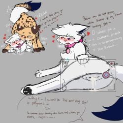 after_transformation animal_genitalia animal_penis arch_(thelonearch) aroused ayaru_(artist) ayaru_kieran bdsm blush bodily_fluids breath breeding_mount breeding_slave buttplug camera_view cat_tail collar cum cum_in_vagina cum_inside domestic_cat dots duo ethan_(ayaru) felid feline felis female feral fur gender_transformation genital_fluids genitals holding_hips humiliation impregnation leaking_cum leaking_vagina male male/female male/male male_to_female mammal markings master/pet mount needy ownership panting penis personality_swap petplay plug plug_(sex_toy) presenting presenting_cum_inside presenting_vulva rape_play roleplay serval sex sex_toy spots spotted_body spotted_fur tail tail_motion tailwag text transformation vaginal vulva white_body white_fur