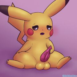 animated ball balls blubluumon blush blush_lines bouncing_balls feral furry generation_1_pokemon genitals looking_down male male_only masturbation nintendo open_mouth penile penis pikachu pokemon pokemon_(species) solo spread_legs spreading tail tail_motion tailwag tapering_penis
