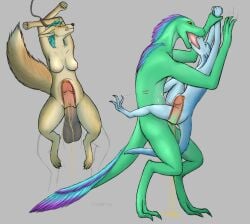 abdominal_bulge absurd_res anal anal_penetration anthro anthro_on_anthro arm_grab athletic athletic_anthro balls big_balls blue_body blue_hair bodily_fluids breasts canid canine cervix claws clitoris cum cum_from_rape cum_on_belly cum_on_body cum_while_penetrated digital_drawing_(artwork) digital_media_(artwork) digitigrade disembodied_penis duo_focus extreme_french_kiss eyes_closed feathered_scalie feathers female female_penetrated forced fox french_kissing fur furred_scalie genital_fluids genitals glans gradient_feathers gradient_fur gradient_hair gradient_penis green_body grey_background group hair hi_res humanoid_genitalia humanoid_penis humanoid_vulva internal internal_anal internal_vaginal kissing large_penetration male male/female male/male male_on_anthro male_penetrated male_penetrating mammal medium_breasts multicolored_body multicolored_feathers multiple_poses nipples nude orange_eyes pain paws penetration penis pose rape restrained rope ruppell's_fox saliva scalie scratch sex simple_background size_difference smaller_penetrated smaller_raped solo_focus struggling suspended_by_penis tan_body tan_fur teeth trio true_fox urine urine_in_ass urine_in_vagina urine_inside vaginal vaginal_penetration varinating vulva watersports