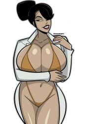 atomickingboo generator_rex cartoon_network warner_brothers warner_bros paramount_pictures rebecca_holiday 1girls female female_only solo nude nude_female mostly_nude mostly_nude_female bikini micro_bikini coat labcoat lab_coat doctor breasts big_breasts huge_breasts ass big_ass thighs thick_thighs light_skin light-skinned_female brown_hair brown-haired_female brown_hair_female brunette brunette_hair brunette_female brunette-haired_female dark_brown_hair arm_under_breasts breast_support breasts_support lipstick lips seductive seductive_look seductive_smile seductive_eyes seductive_mouth seducing seductive_body seductive_gaze seduction open_coat open_labcoat eyebrow_raise eyebrow_raised raised_eyebrow 2d 2d_(artwork) 2d_artwork digital_media_(artwork) artist_name 2026