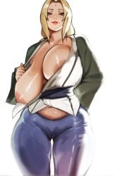 tsunade from naruto (series) by dzenrei