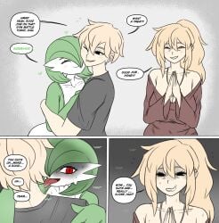 2025 absurd_res areola_slip big_breasts big_tits blonde_hair blush bodily_fluids breasts chest_spike cleavage clothed clothing devious_grin devious_smile digital_drawing_(artwork) digital_media_(artwork) dress ear_licking english_text fat_tits female gardevoir generation_3_pokemon genitals green_body green_hair hair hi_res huge_breasts humanoid imminent_sex innie_pussy intimate large_breasts large_tits licking_ear licking_neck long_hair milf nintendo nipple_outline offscreen_character older_female pokemon pokemon_(species) pseudo_clothing pseudo_hair red_eyes simple_background smirk smirking solo spikes spikes_(anatomy) sweat sweaty_breasts teasing teasing_viewer text tied_hair truelordpotato vulva white_background white_body