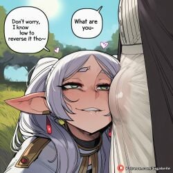 futanari futanari_only futa futa_only breasts patreon penis girly balls self_upload ai_generated highres high_resolution stable_diffusion dickgirl huge_breasts huge_boobs huge_ass huge_cock huge_balls huge_butt huge_thighs huge_penis huge_testicles medium_breasts medium_penis medium_ass sexy horny cock worship futa_sans_pussy muscular 1futa girl waifu_diffusion waifu anime anime_style hentai 1girl boobs curvaceous curvaceous_figure curvaceous_female curvaceous_body female female_focus shiny vagina voluptuous voluptuous_female big_breasts big_ass fit_female hourglass_figure pussy clitoris ai_assisted uncensored caption dialogue comic comic_page manga manga_page text text_bubble speech_bubble story 1girls sigabelle frieren_beyond_journey's_end frieren fern_(sousou_no_frieren) purple_hair twintails white_hair futa_on_female futa_with_female spell transformation transformation_sequence transformation_through_sex transformation_through_magic bulge imminent_fellatio
