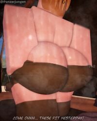 1boy 2020s 2026 2k 3d anger_symbol anger_vein ass ass_bigger_than_head ass_cleavage ass_crack ass_focus back_muscles bare_ass barely_clothed big_ass big_butt blonde_hair bottomless bubble_ass bubble_butt butt curvy dialogue dressing english_text erich_kraus fat_ass femboy firearm gay getting_dressed girly gun hi_res hot huge_ass huge_butt inconvenient_ass male male_only massive_ass military military_uniform musk nude original_character outside panzerjungen pulling_clothing render roblox robloxian shiny shiny_skin shirtless socks solo struggling_to_fit studio sweating sweaty sweaty_ass sweaty_body tent text thick_ass thick_thighs tight_clothing tight_fit tugging_clothing twink twitter_username voluptuous weapon