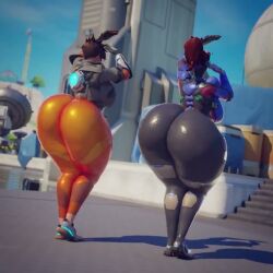 2girls 3d animated ass ass_focus big_ass bottom_heavy bubble_ass bubble_butt collaboration_skins ctgiantess d.va d.va_(fortnite) d.va_(overwatch_2_suit) dancing duo fat_ass female female_focus female_only fortnite fully_clothed giant_ass gigantic_ass huge_ass huge_thighs hype_ass hyper hyper_ass massive_ass massive_thighs music overwatch overwatch_2 round_ass spandex tagme thick_ass thick_thighs tight_clothing tracer tracer_(fortnite) tracer_(overwatch_2_suit) video wide_hips
