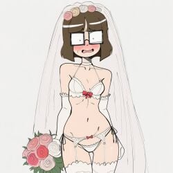 1boy 1girls 2026 ahoge ai-created ai_art ai_assisted ai_generated blush blushing bottom_heavy breasts brown_hair brunette brunette-haired_female brunette_female brunette_hair ethicalgooner2007_(kryptraider) female flower flowers glasses imminent_penetration imminent_rape imminent_sex lingerie lingerie_only nerd nerdy nerdy_female open_mouth pale pale-skin pale-skinned_female pale_skin pale_skinned_female pear-shaped_figure pear_shaped pear_shaped_female penis petite petite_body petite_female ribs short_hair skinny skinny_female small_breasts square_glasses straight sweat sweatdrop sweating sweaty tagme thick_hips wedding wedding_dress wedding_lingerie wedding_night wedding_veil wide_hips