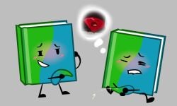 1dickgirl battle_for_dream_island bfdi biting_lip blush book_(bfdi) cum dickgirl ejaculation intersex masturbating masturbation object_shows penis ruby_(bfdi) thinking_of_someone_else thought_bubble