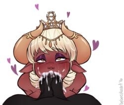 <3 <3_eyes 1girls 2016 adellia_(corruption_of_champions) animal_ears animal_genitalia animal_penis bebecake bedroom_eyes big_penis blonde_hair blush brown_skin brunette cock_hungry corruption_of_champions cow_ears cow_girl cow_horns crown cum cum_in_mouth cum_in_throat cum_inside dark-skinned_female dark_skin deep_throat deepthroat deepthroat_holder deepthroat_no_hands drooling equine equine_penis eye_contact eye_roll eyeshadow fellatio female gigantic_penis good_girl hair half-closed_eyes heart heart-shaped_pupils horn horns horse horsecock humanoid imminent_deepthroat imminent_oral impossible_fit large_penis licking licking_lips long_hair long_penis looking_at_viewer looking_pleasured male male_pov mammal medial_ring messy mouthful naughty_face oral oral_penetration penetration penis penis_awe penis_on_face pleasure_face pov princess rolling_eyes royalty seductive sex shy simple_background smaller_female solo_focus straight tongue tongue_out white_background white_hair yellow_eyes