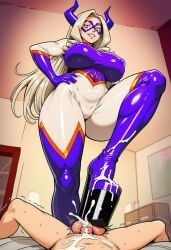 1boy 1girl 1girls ai_generated big_breasts blonde_hair bodysuit boot_fetish bootjob boots breasts cfnm clothed_female_nude_male color cum cum_explosion cum_on_boots detailed_background dominant dominant_female domination domino_mask elbow_gloves erect_penis erection female femdom foot_fetish footjob gentle_femdom giant gloves hair hetero high_heel_boots high_heels horns large_breasts long_gloves long_hair looking_pleasured male male/female mask mature_female milf mommy mommy_dom mommydom mount_lady mt._lady my_hero_academia nipples open_mouth orgasm platform_boots platform_footwear platform_heels platform_shoes pleasure_face purple_boots purple_gloves sex shoejob smile solo_female standing stepped_on stepping_on_genitals stepping_on_penis submissive_male superhero teeth thick_thighs thigh_boots thigh_highs thighhigh_boots thighhighs thighs yuu_takeyama