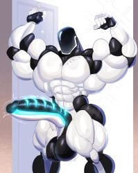 dymitr3 huge_muscles hyper_penis male_only tesla tesla_bot