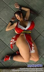 1girls big_ass big_breasts breasts brown_eyes brown_hair busty curvaceous curvy curvy_female female gloves huge_ass huge_breasts japanese japanese_clothes kazkazuma kazkazuma7 king_of_fighters large_ass large_breasts light-skinned_female light_skin long_hair mai_shiranui ponytail shoes thick_thighs thighs tied_hair voluptuous voluptuous_female wide_hips