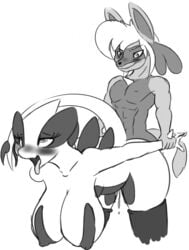 ambiguous_penetration anthro anu big_breasts breasts duo female fucked_silly hi_res lucario lugia male monochrome nintendo penetration pokemon pokemon_(species) seii3 sex simple_background straight white_background zxx3