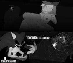 2boys 2d 2girls anthro anthro_on_anthro anthro_on_female anthro_on_human bed bedroom big_hair black_and_white black_eyes cat_ears cat_girl cat_tail catgirl cum cum_in_ass cum_in_mouth cum_in_pussy cum_inside cum_on_body cum_on_breasts exausted feline female garfieldreal12 grabbing_object hedgehog hedgehog_humanoid in_bed indoors interspecies kitty_(uldd) latu_(uldd) liam_(uldd) looking_at_partner male/female male_on_anthro monochrome monster_(uldd) muscular_male panabrunocanteros phone smile smiling spanish_text stroking stroking_head text tired uldd white_fur white_skin