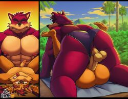 2025 abs activision anal anal_sex anthro anthro_on_anthro anthro_penetrated anthro_penetrating anthro_penetrating_anthro ass backsack balls bandicoot barazoku beard big_balls big_butt big_dom_small_sub big_penis black_border bodily_fluids body_hair border bubble_butt butt_size_difference clenched_teeth closed_eyes clothed clothing clothing_aside crash_(series) crash_bandicoot crunch_bandicoot cutaway dominant dominant_anthro dominant_male duo elfein erection eyebrows facial_hair feet fingerless_gloves from_front_position fur genitals gloves goatee grimace hair hairy_balls handwear huge_balls huge_butt huge_cock humanoid_genitalia humanoid_penis larger_male looking_pleasured lying male male/male male_penetrated male_penetrating male_penetrating_male mammal marsupial mating_press missionary_position mostly_nude muscular muscular_anthro muscular_legs muscular_male muscular_thighs muscular_top nipples nude on_back on_bottom on_top orange_body orange_fur outside partially_clothed pecs penetration penile penile_penetration penis penis_in_ass penis_size_difference perineum plant rear_view red_body red_fur red_hair remake sex size_difference sky smaller_male smaller_penetrated soles spread_legs spreading submissive submissive_anthro submissive_male sweat teeth thick_eyebrows tongue tongue_out towel tree underwear