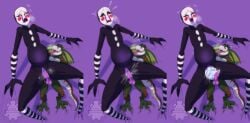 absurd_res anime anthro birth commission cum cum_in_pussy duo egg egg_laying female five_nights_at_freddy's five_nights_at_freddy's_2 frilled_lizard furry hi_res humanoid lizard male male/female marionette_(fnaf) pregnant reptile riley_morningstar scalie scottgames sex straight