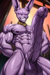 ai_generated beerus big_balls big_penis excessive_size long_penis veins_on_dick veiny_penis