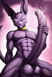 ai_generated beerus big_balls big_penis cocky69 dragon_ball_super excessive_size hyper_penis long_penis muscular veins_on_dick veiny_balls veiny_muscles veiny_penis