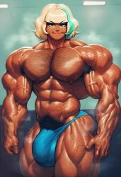 1boy 1male abs ai_generated ambush_(trap) arm_hair armpit_hair bara barechested biceps big_bulge black-skinned_male blonde_hair boy boy_tits bulge chest_hair civitai dark_skin genderswap_(ftm) hairy hairy_armpits hairy_arms hairy_chest hairy_legs jackie_lynn_thomas large_pectorals leg_hair looking_at_viewer male male_nipples male_only man_boobs man_breasts man_tits multicolored_hair muscles muscular muscular_male navel_hair nipples obliques pecs pectorals pubic_hair pubic_hair_peek rule_63 shirtless short_hair smile solo solo_focus solo_male star_vs_the_forces_of_evil streaked_hair thick_arms thick_thighs thighs topless topless_male underwear veins