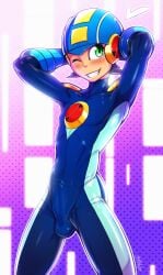 1boy femboy mega_man mega_man_battle_network megaman.exe skibby trap