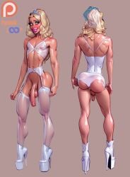 ai ai_art ai_assisted ai_generated big_ass big_balls big_butt big_penis big_thighs bimbo bimbo_body bimbo_femboy bimbo_futanari bimbo_lip bimbo_lips bimbo_prostitute bimbofication bimbofied blonde_hair blonde_hair fit fit_femboy fit_futanari fit_male fitness futa_focus futa_only futadom futanari futasub muscle muscle_butt muscle_tone muscles muscular muscular_legs muscular_male ready_for_more ready_to_fuck submissive submissive_male submissive_pov wedding wedding_attire wedding_band wedding_dress wedding_gloves wedding_lingerie wedding_night wedding_ring wedding_veil white_background white_gloves white_legwear white_lingerie white_panties