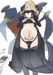 cynthia (pokemon) from nintendo by nynphony