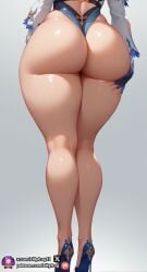 ai_generated ass ass_focus backsack below_view big_ass big_butt bimbo bimbo_body bubble_ass bubble_butt butt butt_focus eula_(genshin_impact) exposed exposed_ass fat_ass female female_only from_behind from_below genshin_impact hands_on_ass high_heels huge_ass juicy_butt naked panties plump_ass rear_view sillyfrog solo solo_female stable_diffusion thick_thighs tighs wide_hips