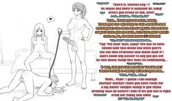 1boy 1futa 1girls 2booo all_fours big_breasts big_penis bingdak caption chastity_cage cheating cucked_by_futa cucked_by_mother cuckold dialogue drinking_cum english_text erection female food_bowl futa futa_on_female futadom futadom_caption futanari human imminent_sex leash male mommy mommy_kink netorare ntr nude penis penis_size_difference petplay pussy_free small_penis standing text wall_of_text