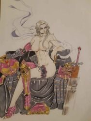 1girls aurion_(artist) emperors_children female fulgrim imperium_of_man muscles muscular_female primarch rule_63 warhammer_(franchise) warhammer_40k