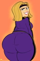 1girls ass big_ass blonde_hair bottom_heavy breasts bubble_butt clothing coach coach_greer dat_ass disney fat_ass female female_only huge_ass jacket large_ass looking_at_viewer looking_back marvel marvel_comics massive_ass moon_girl_and_devil_dinosaur pants pawg png smile solo teenagebratwurst thick_ass thick_thighs thunder_thighs wide_hips