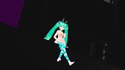 3d ass big blue breasts eyes hair hatsune_miku long on stage thick_thighs thighhighs