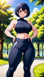 ai_generated big_breasts curvy_body female hips original_character stable_diffusion thick_thighs wide_hips xceed