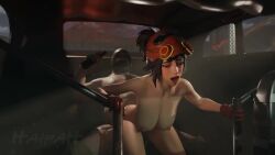 3d 3d_animation animated bouncing brown_hair cowgirl_position female female/male female_focus female_moaning female_penetrated fortnite haipah hat magicalmysticva moaning moaning_in_pleasure reverse_cowgirl_position sex sound sound_effects straight tagme the_machinist_(fortnite) twintails video voice_acted