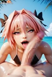 1femboy 2boys 2males ahe_gao ahegao_face ai_generated astolfo_(fate) beach_background begging begging_for_more bikini censored crossdresser crossdressing crossdressing_male enormous enormous_ass faceless_character faceless_male fate_(series) femboy gay gay_blowjob gay_sex homosexual homosexual_sex male/male male_pov mosaic_censoring oral_sex pov pov_blowjob pov_eye_contact pov_male tongue_out unseen_male_face xwaifuai