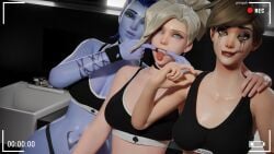 3d 3girls amelie_lacroix angela_ziegler being_recorded blacked blacked_clothing cum cum_drip cum_in_mouth female full_color lena_oxton lingerie mercy no_penetration overwatch overwatch_2 photo pinching_gesture piroguh queen_of_spades running_makeup running_mascara runny_makeup selfie slut slutty_outfit small_penis_gesture small_penis_humiliation sweat tagme tongue tongue_out topwear tracer widowmaker