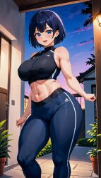 ai_generated big_breasts curvy_body female hips original_character stable_diffusion thick_thighs wide_hips xceed