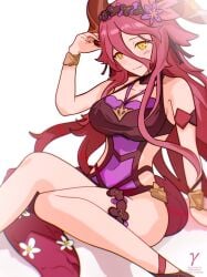 big_breasts breasts dragalia_lost female lightgamein mym mym_(dragalia_lost) thick_thighs wide_hips