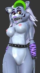 1girls 3d accurate_art_style animatronic breasts five_nights_at_freddy's five_nights_at_freddy's:_security_breach furry furry_female horn nude nude_female pussy robot robot_girl robot_pussy roxanne_wolf_(fnaf) seductive seductive_look solo solo_female wolf