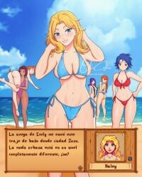 6+girls :o abigail_(stardew_valley) adjusting_hair adjusting_swimsuit arms_up ass ass_focus ass_up ass_visible_through_thighs back_view beach beach_background big_ass big_breasts big_butt bikini bikini_bottom bikini_top blonde_hair blue_eyes blue_hair blush breasts busty curvaceous curvy curvy_body curvy_female curvy_figure cute_face detailed_background diving_suit embarrassed emily_(stardew_valley) eyes female female/female female_focus female_only fit fit_female front_view hair haley_(stardew_valley) hi_res high_resolution highres hips hourglass_figure human knees_together_feet_apart large_ass large_breasts leah_(stardew_valley) legs long_hair looking_at_viewer maru_(stardew_valley) mature mature_female micro_bikini multiple_females multiple_girls olicoffee one-piece_swimsuit outdoors penny_(stardew_valley) posing posing_for_the_viewer purple_eyes purple_hair red_eyes red_hair seaside short_hair side-tie_bikini side-tie_bikini_bottom side-tie_panties sling_bikini small_waist smile solo_focus spanish_dialogue spanish_text stand_and_carry_position standing standing_position stardew_valley surprised surprised_expression swimsuit tagme text thick thick_legs thick_thighs thighs thong thong_aside thong_bikini upper_body voluptuous voluptuous_female waist wide_hips