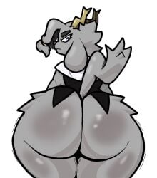 big_ass bubble_butt female furry huge_ass lewdewott pseudoregalia sybil_(pseudoregalia) thick_thighs wide_hips