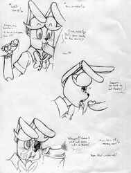 anthro bonnie_(fnaf) bow_tie buckteeth closed_eyes clothing cum cum_inside cum_on_face cum_on_tongue cum_string cute english_text faceless_male five_nights_at_freddy's group group_sex half-closed_eyes handjob heart human inkyfrog lagomorph machine male mammal messy open_mouth oral rabbit robot sex teeth text tongue tongue_out video_games yaoi