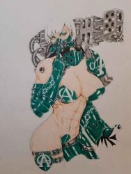 1girls alpha_legion alpharius aurion_(artist) female imperium_of_man muscles muscular_female primarch rule_63 warhammer_(franchise) warhammer_40k