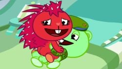 animated anthro bear bedroom big_penis duo female flaky_(htf) flippy_(htf) genitals gentle_sex happy happy_sex happy_tree_friends male male/female mammal penetration penile penile_penetration penis porcupine rodent sex smexer