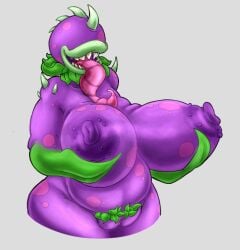 anthro anthrofied ass electronic_arts female flora_fauna plant plant_humanoid plantie plants_vs._zombies plants_vs_zombies popcap_games thick_thighs video_game_character video_games chomper_(pvz) teeth sharp_teeth 1girls long_tongue venus_body mapuliart