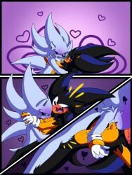 3:4 bite bulge comic duo eulipotyphlan excited hedgehog hi_res male male/male mammal nazo_(sonic) nazo_the_hedgehog nazo_unleashed seelkadoom sega someweirdnut sonic_the_hedgehog_(series)