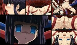 animated black_hair blue_eyes blush bondage breasts censored clothes_ripping clothing_destruction electricity electrostimulation female hentai_series hi_res highres inflation inyouchuu inyouchuu_shoku large_breasts mosaic_censoring nipples object_insertion restrained spread_legs stomach_bulge tagme tentacle tentacle_on_female tentacle_sex tsukishiro_kikuka before_and_after ahe_gao gif animated_gif