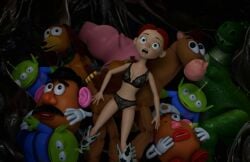 cowgirl disney doll green_eyes jessie_(toy_story) lenceria living_doll living_toy pixar red_hair tagme toy toy_story toy_story_2 toy_story_3