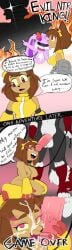 1boy absurd_res after_blowjob after_fellatio after_oral after_sex anthro armor artifact_the_fox asking_for_help bad_end balls big_breasts big_penis black_body black_fur black_nose bodily_fluids bodily_fluids_in_mouth boots brainwashed brainwashing breasts breasts_out brown_body brown_fur brown_hair bunny_girl canid canine cat_girl censor_bar clothed clothing collar collared_shirt color colored colored_sketch comic comic_page comic_strip corrupted corruption covered_eyes cum cum_drip cum_in_mouth cum_on_body cum_on_breasts cum_on_face dialogue dominant dominant_male dripping duo english_text erection evil_ntr_king eyebrows eyelashes eyewear eyewear_on_head feline fellatio female female_focus femsub fire fox fox_boy fur game_over gameoverse gameplay_mechanics gauntlets gauntlets_(weapon) genital_fluids genitals gesture glitch_productions gloves glowhorn glowhorn_(glowhorn) goggles goggles_on_head group hand_gesture handwear happy happy_sex happy_trance hetero hi_res horns hypnosis hypnotized instant_loss jackelope kaboodle_(gameoverse) kit_(gameoverse) kneeling kneeling_oral_position lagomorph large_breasts large_penis leash leporid licking licking_cum licking_penis looking_at_partner looking_at_penis looking_at_viewer looking_down looking_up machine magic male male/female maledom mammal master mind_control muscles muscular muscular_anthro muscular_male naked nude nude_female nude_male on_knees open_mouth oral oral_sex penile penis penis_lick penis_licking pink_body pink_eyes pink_fur pointing precum precum_drip purple_body purple_fur rabbit red_body red_eyes red_fur robot robotic_arm robotic_legs sex shadow sharp_teeth shirt shoes silhouette silhouetted_body simple_background sketch sketch_page slave straight submissive submissive_female teeth text tongue tongue_out topwear twitter_link vein veins veiny_penis whiskers white_body white_fur yellow_clothes yellow_shirt yellow_topwear