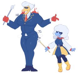 1boy 1boys 1girl1boy 1girls absurd_proportions ass bara big_ass bimbofication breasts bubble_butt bulge bulge_through_clothing canon_couple clothed colored couple cute_female deltarune elnina_(deltarune) embarrassed female himbo himbofication husband_and_wife insult jiggle jiggling_ass jiggling_breasts lanino_(deltarune) male male/female moobs muscular muscular_male nervous nervous_smile objectification oversexualized oversexualized_male pecs poke poking ridiculous_proportions sexualized slightly_chubby slightly_chubby_male slut steam steaming_body straight suit_and_tie sunglasses sweat sweatdrop sweaty sweaty_ass thick_thighs tornicock wife_and_husband wobble wobbling_ass