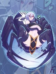 rachnera_arachnera monster_musume_no_iru_nichijou 1girls monster_girl drider spider spider_girl tits_out tits breasts_out breasts big_breasts huge_breasts busty busty_female curvy_body curvy_female curvy_figure curvy curvy_hips big_thighs thunderthighs wide_thighs thunder_thighs wide_hips thick_thighs massive_thighs thick_legs huge_thighs breasts_bigger_than_head tits_bigger_than_head underboob frostedink